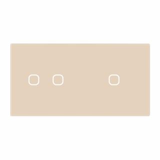 Panel szklany podwójny + pojedynczy QUADA ivory WELAIK ®