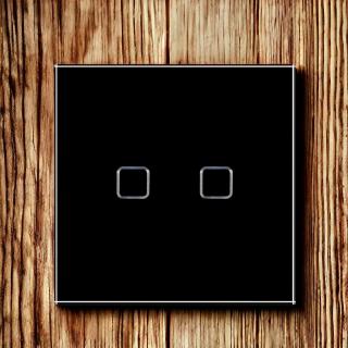 Panel szklany podwójny QUADA czarny WELAIK ®