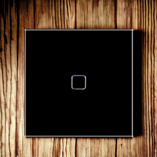 Panel szklany pojedynczy QUADA czarny WELAIK ®