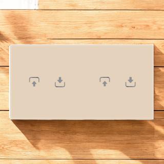 Panel szklany roleta + roleta QUADA ivory WELAIK ®