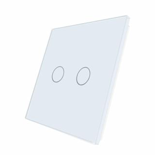Podwójny biały panel szklany P2-11 WELAIK ®