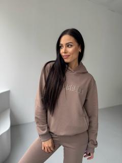 bluza  z kapturem w kolorze latte