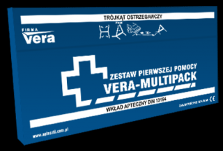 Samochodowy zestaw pierwszej pomocy VERA MULTIPACK (pudełko)