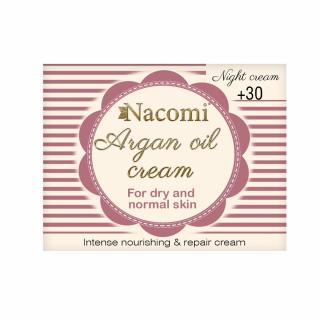 Krem na noc z olejkiem arganowym 30+ - 50ml - Nacomi