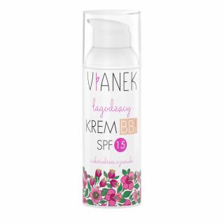 Łagodzący krem do twarzy BB SPF 15 jasny - 50ml - Vianek