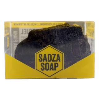 Mydło glicerynowe Sadza Soap - mydło w kształcie węgla - 130g - Sadza Soap