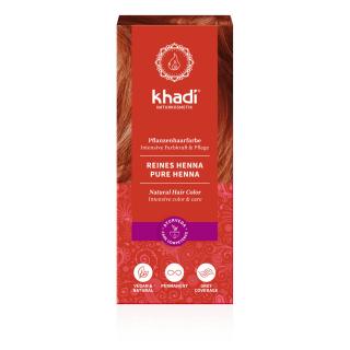 Naturalna indyjska henna - Naturalna Czerwona - 100g - Khadi