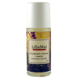 Naturalny Dezodorant z Ałunem o Zapachu Rozmarynu i Lawendy - 50 ml - LillaMai