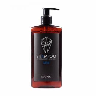 Pielęgnujący szampon przeciwłupieżowy dla mężczyzn - 250ml - Masveri