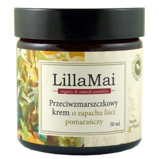 Przeciwzmarszczkowy Krem o Zapachu Liści Pomarańczy - 50 ml - LillaMai