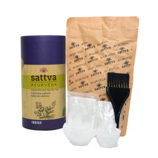 Roślinna Henna do włosów - Indigo - 150g - Sattva