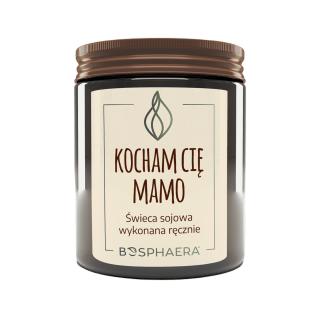 Sojowa świeca zapachowa - Kocham Cię Mamo - 190g - Bosphaera
