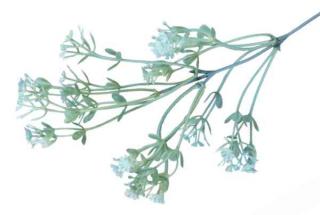 Gipsówka gałązka ozdobna do bukietów Blue sztuczne kwiaty jak żywe