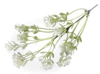 Gipsówka gałązka ozdobna do bukietów White sztuczne kwiaty jak żywe
