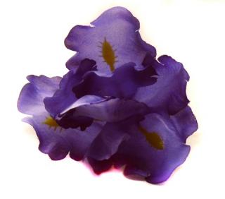 IRYS główka KWIAT Violet sztuczne kwiaty jak żywe