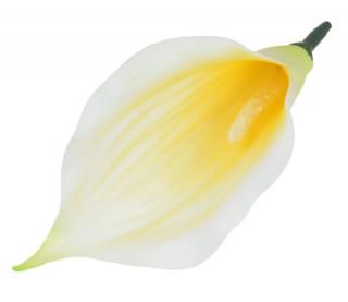 Kalla główka kwiat KALIA white/lt.yellow sztuczne kwiaty jak żywe