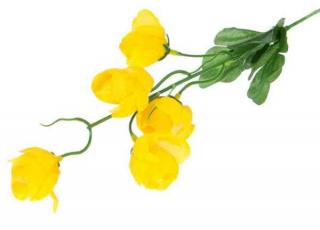 Kamelia gałązka KWIATY Yellow Sztuczne kwiaty - ANEMON