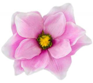 Magnolia DUŻA główka kwiat Pink sztuczne kwiaty