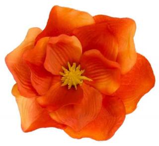Magnolia główka kwiatowa Orange sztuczne kwiaty