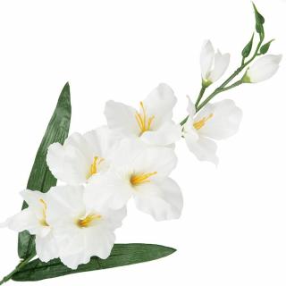MIECZYK gałązka wys.65 cm Kwiaty white sztuczne kwiaty jak żywe