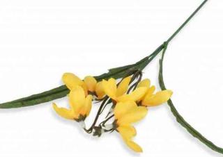 PRZEBIŚNIEG gałązka kwiatowa Yellow sztuczne kwiaty jak żywe