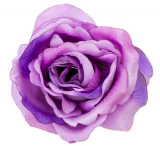 Róża główka wyrobowa Kwiat Lt.Purple/Violet sztuczne kwiaty