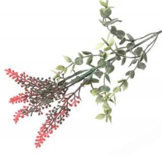 Wrzos gałązka ozdobna do bukietów Red/Green sztuczne kwiaty jak żywe