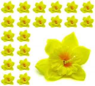 ŻONKIL główka kwiat yellow 24 szt sztuczne kwiaty jak żywe