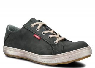 Półbut męski NAGABA 410 antracyt crazy skórzany N-4100-GOBI-44CR-0