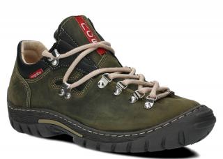 Półbut trekkingowy NAGABA 055 zgniła zieleń crazy skórzany N-0550-MAGN-58CR-0