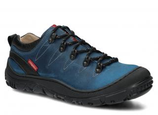 Półbut trekkingowy NAGABA 241 kobalt crazy skórzany N-2410-KRCZ-41CR-0