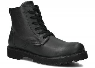 Trapery NAGABA 0941 czarny rustic skórzany N-0941-GTCZ-01RU