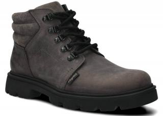 Trapery NAGABA 1122 grafit crazy skórzany N-1122-LMCZ-26CR
