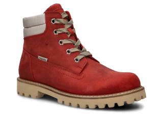 Trapery NAGABA 472 czerwony crazy skórzany N-4720-GZBE-04CR