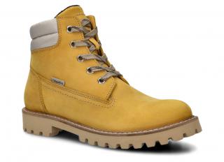 Trapery NAGABA 472 żółty crazy skórzany N-4720-GZBE-15CR