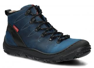 Trzewik trekkingowy NAGABA 240 kobalt crazy skórzany N-2400-KRCZ-41CR