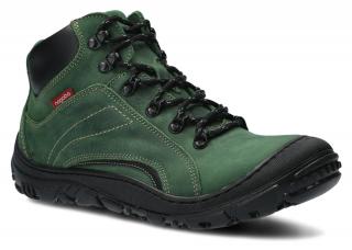 Trzewik trekkingowy NAGABA 258 zielony crazy skórzany N-2580-KRCZ-10CR