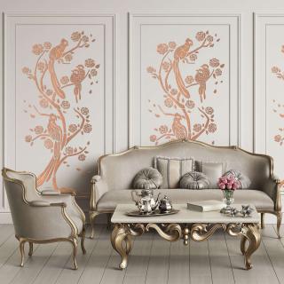 szablon malarski wielokrotny // CHINOISERIE #1 - XL (2x 59x95cm)