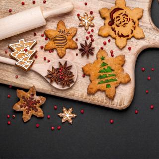 Zestaw szablonów do dekoracji ciasteczek Boże Narodzenie #1 - 6x6cm