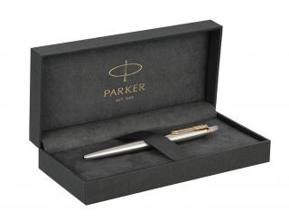 Długopis Parker Jotter Stalowy GT pudełko Premium promocja od 15 szt. grawer GRATIS