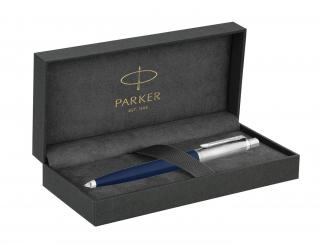 Zestaw długopis Parker Jotter Navi Granatowy etui Premium
