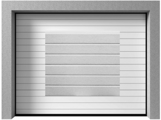 Brama garażowa Krispol 2750x2250 Biały  / RAL9016