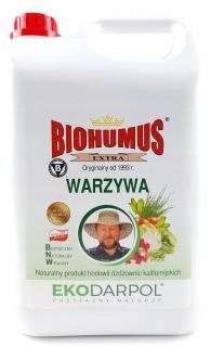BIOHUMUS EXTRA do warzyw - nawóz ekologiczny BIO 5l