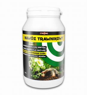 Nawóz trawnikowy 2w1 skutecznie chroniący przed KRETAMI STRONG 2 kg