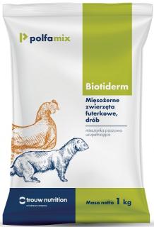 Polfamix Biotiderm na skórę pióra futro 1kg