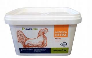 POLFAMIX Nioska Extra 1 kg drób na jaja skorupy