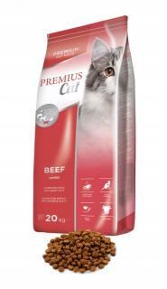 PREMIUS CAT karma sucha dla kota z wołowiną 20kg