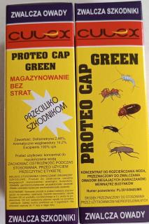 Proteo Cap Green - Deltacaps 50ml - deltametryna -zwalcza owady  muchy, prusaki rybiki pluskwy