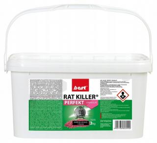 RAT KILLER granulat myszy,szczury,trutka 3KG