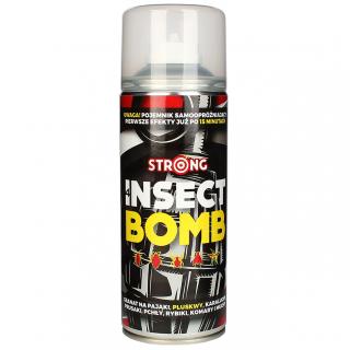 STRONG 4INSECT BOMB ŚRODEK BOMBA OWADOBÓJCZA NA OWADY BIEGAJĄCE I LATAJĄCE 400 ml